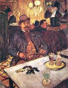  Henri  Toulouse-Lautrec M. Boileau Au Cafe oil painting